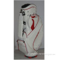 Classic White Golf Cart Bag for Men with Embroidery
